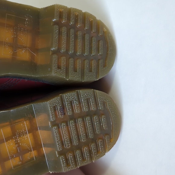 Dr. Martens 1460 SMOOTH LEATHER LACE UP BOOTS - Cherry Red Smooth - Size 6 - Picture 10 of 11